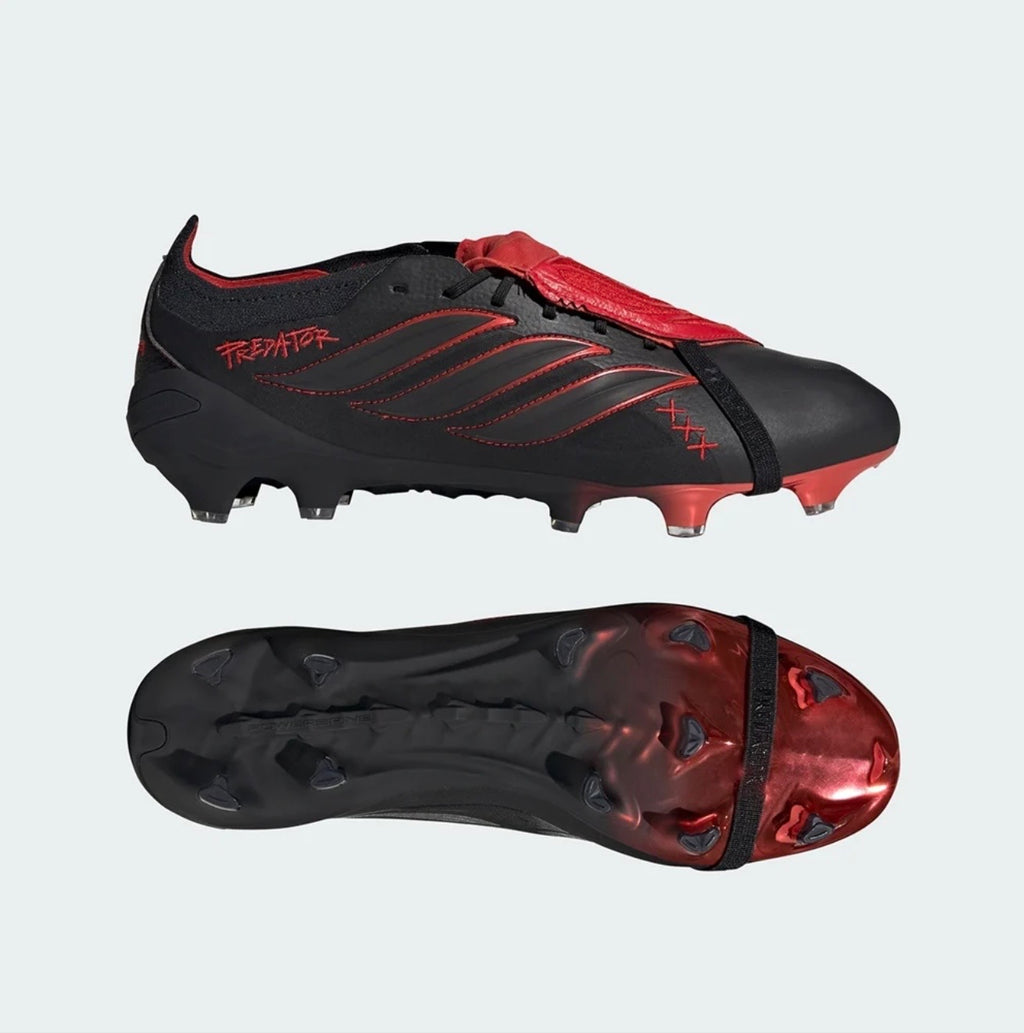 adidas Predator Elite FT L Tech FG Firm Ground Soccer Cleat
Core Black/Legacy Burgundy/Legacy Burgundy