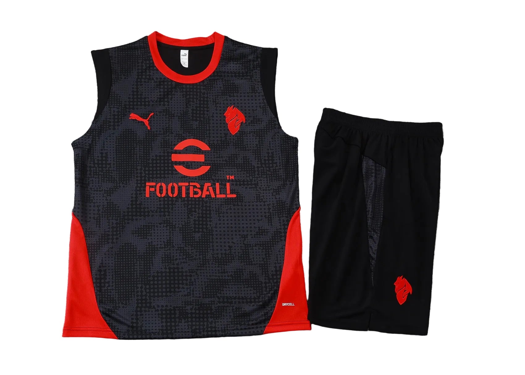 Men’s AC Milan Training Vest Black/Red