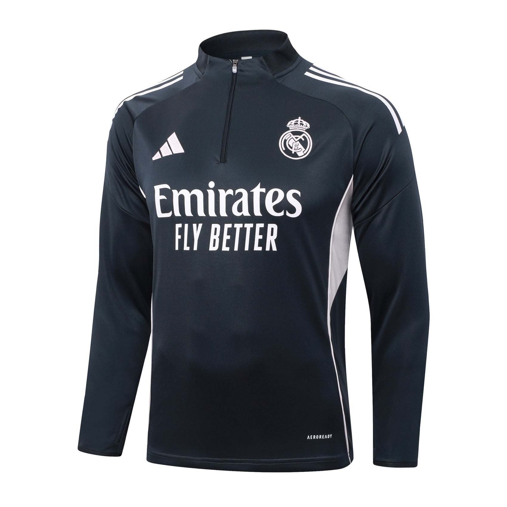 Men’s Real Madrid Traininig Tracksuit Black/White