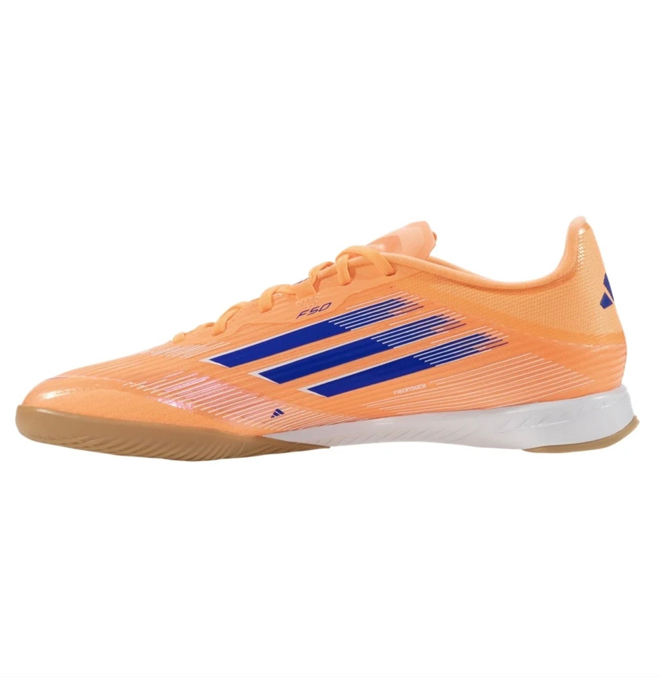 adidas F50 League IN Indoor Soccer
Shoe
Beam Orange/Lucid Blue/White