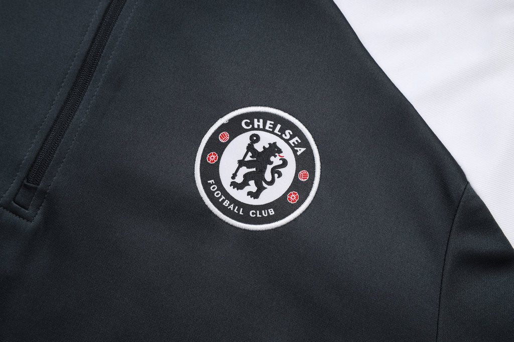 Men’s Chelsea FC Training Tracksuit Black/White