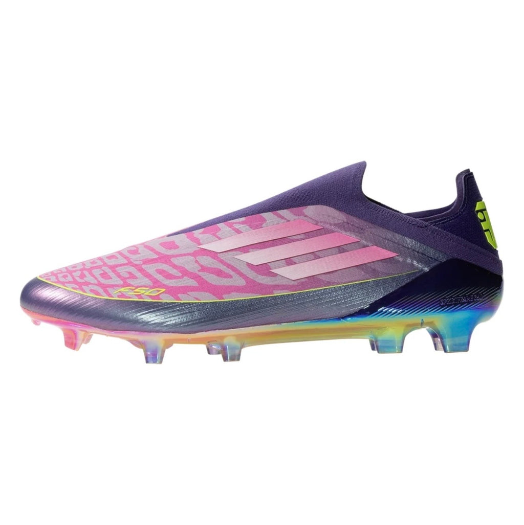 adidas F50 Elite Laceless Lamine FG
Firm Ground Soccer
Unity Purple/White/Lucid Lemon