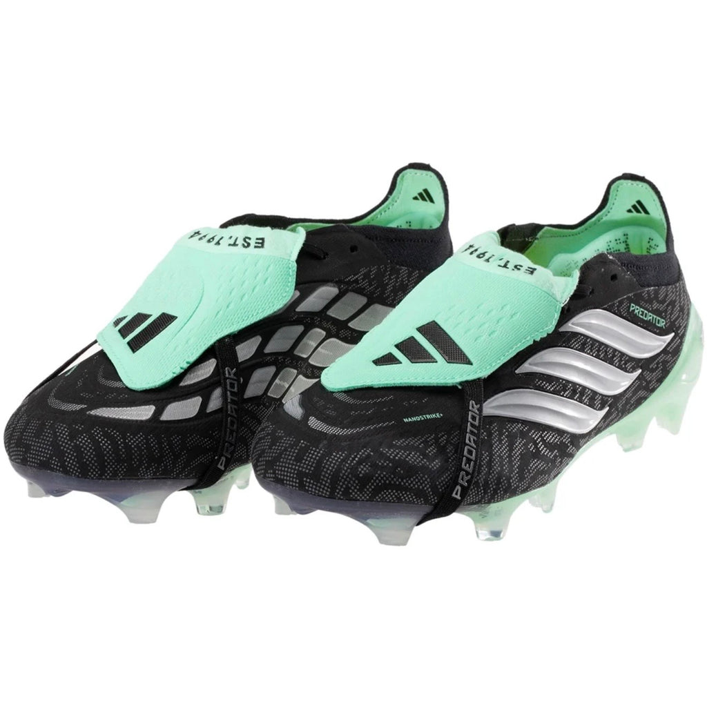 adidas Predator Elite FT FG Firm Ground Soccer Cleat
Core Black/Silver Metallic/Pulse Mint