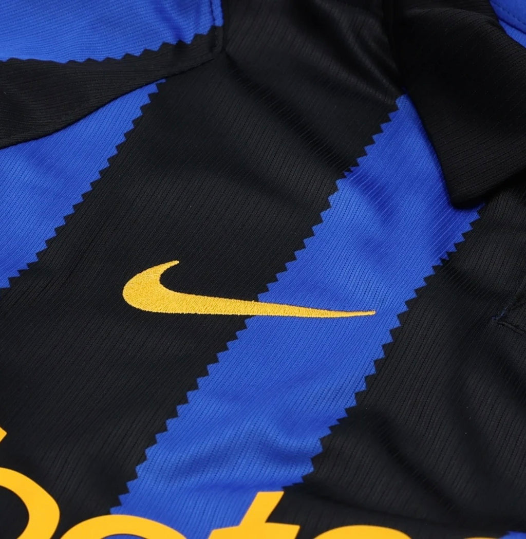 Men's Replica Nike Inter Milan Long Sleeve Home Jersey 26/27