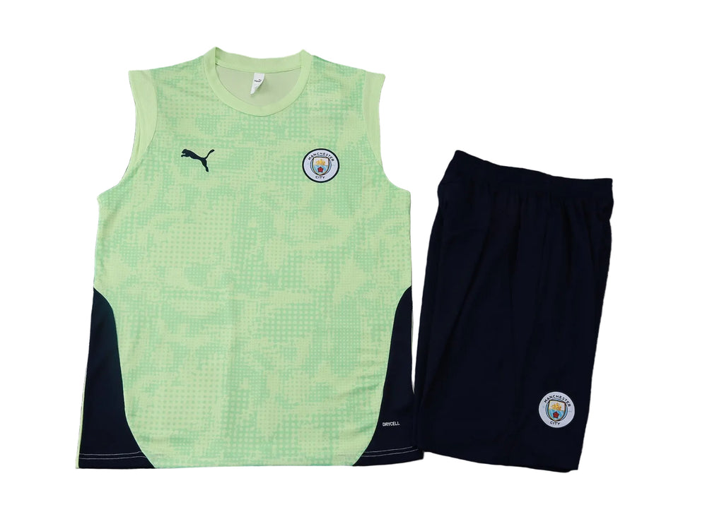 Men’s Manchester City Training Vest Green/Black
