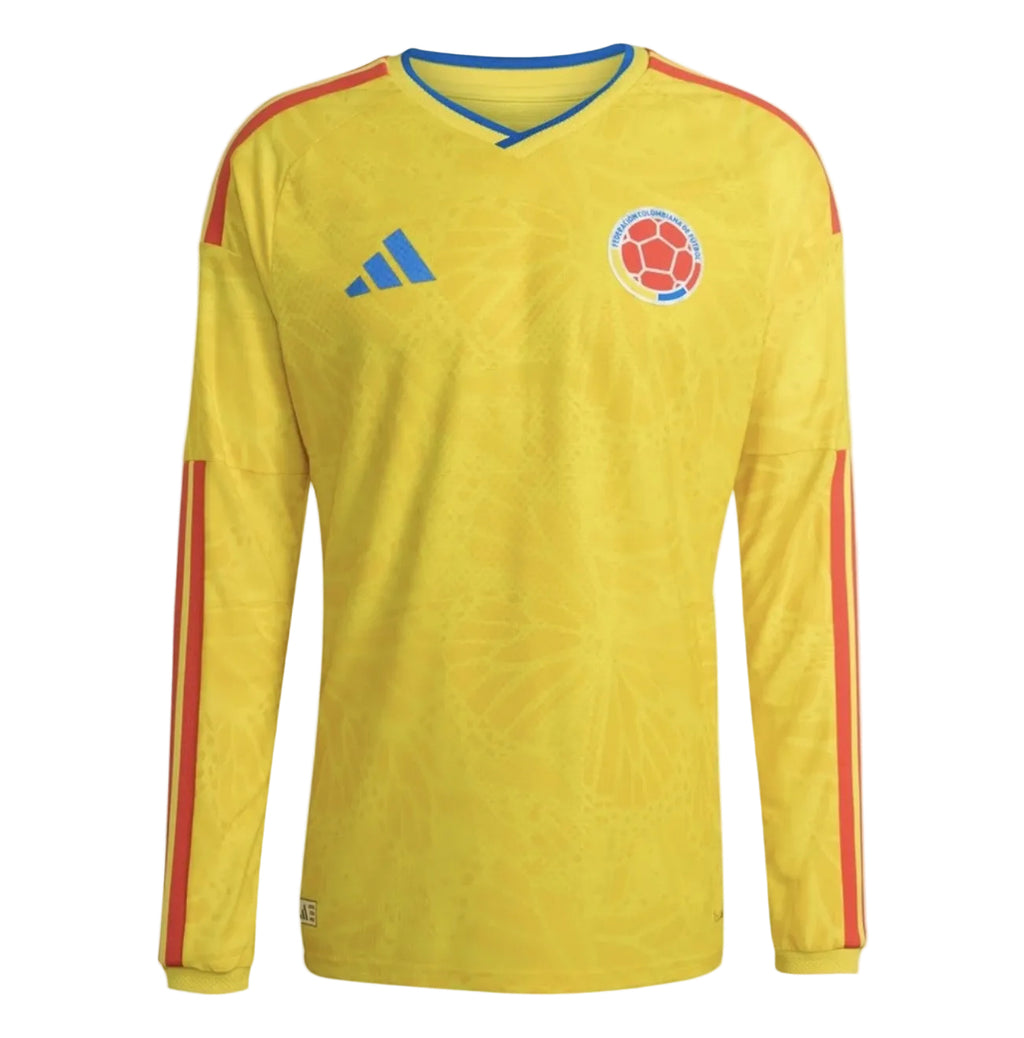 Men's Colombia Long
Sleeve Home Jersey 2026 Player Version