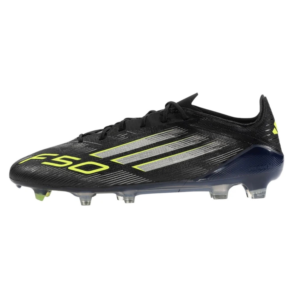adidas F50 Elite FG Firm Ground Soccer
Cleat
Core Black/Iron Metallic/Lucid Lemon