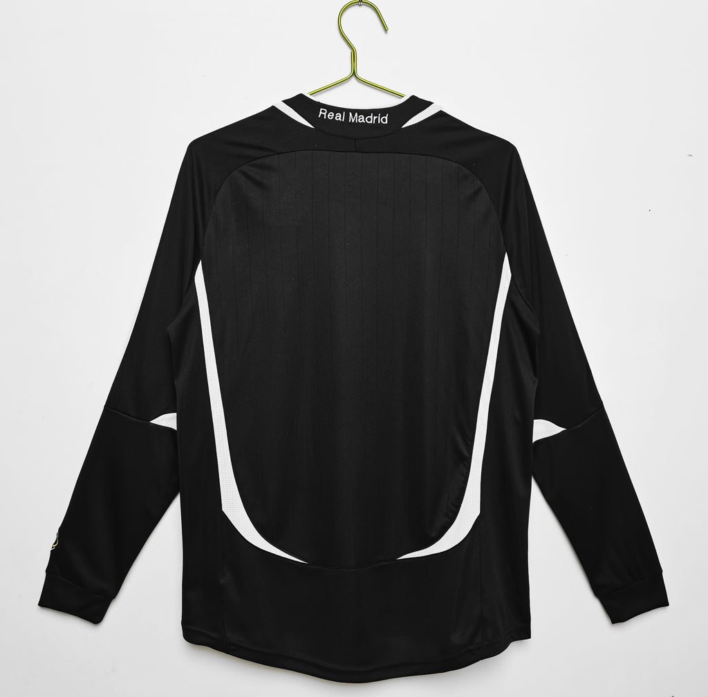 Men’s Real Madrid 2006  Away Long Sleeve Jersey Retro