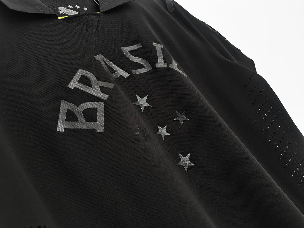 Men’s Brazil 2013/2014 Black Jersey Retro