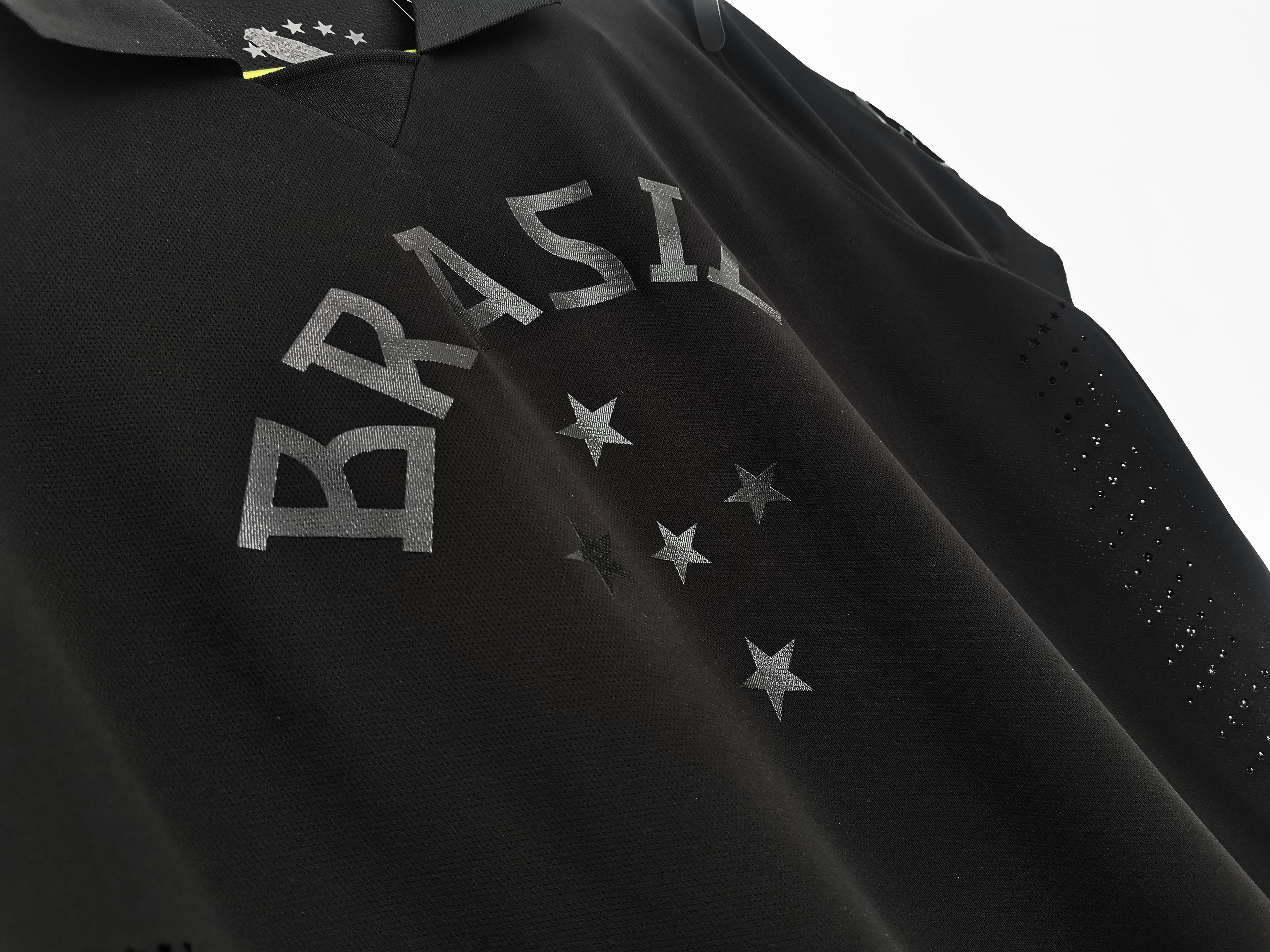 Men’s Brazil 2013/2014 Black Jersey Retro