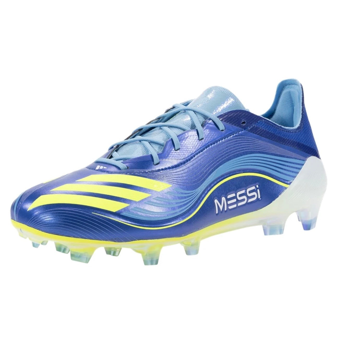 adidas F50 Elite Messi FG Firm Ground
Soccer Cleat
Team Royal Blue/Solar Yellow/Semi Blue Burst
