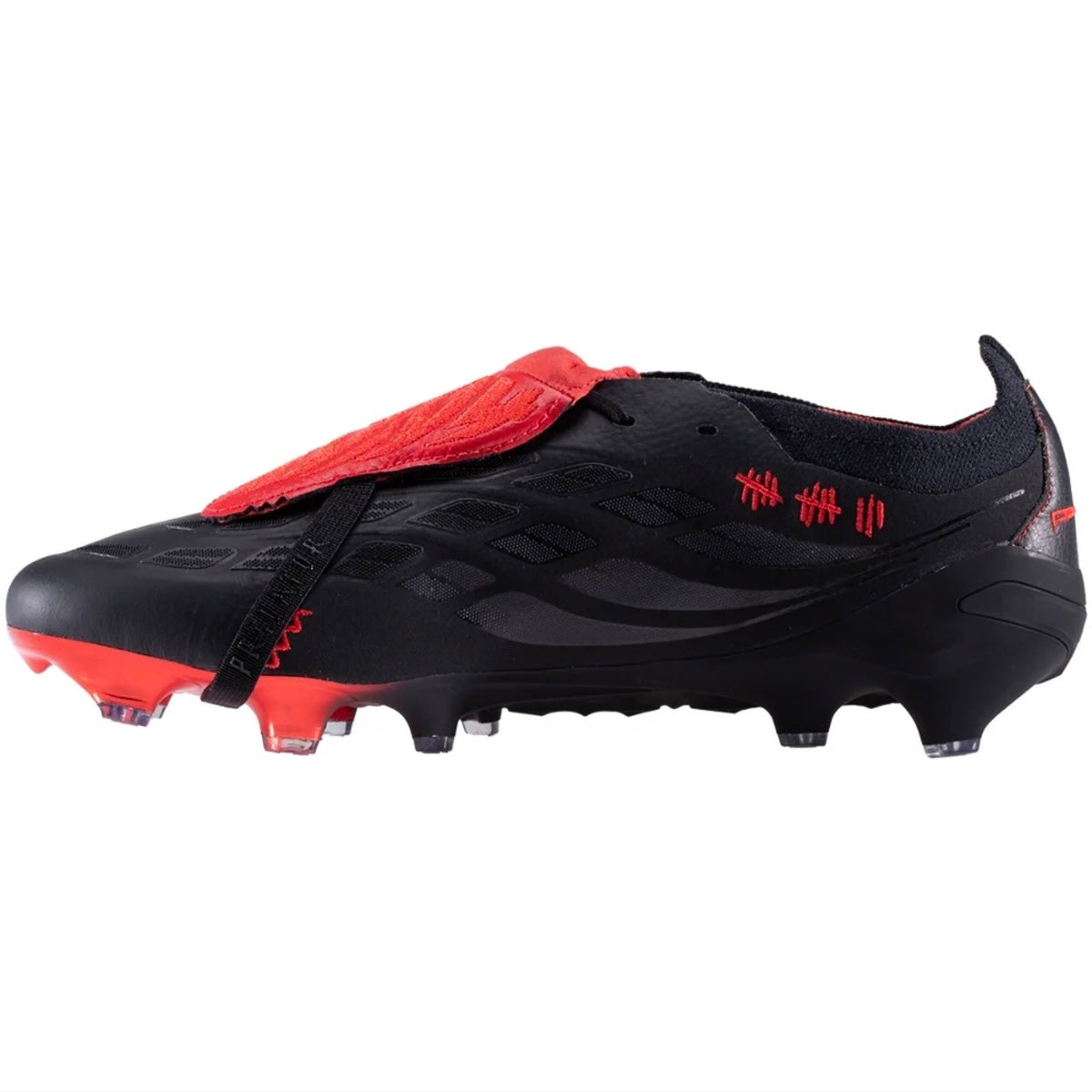 adidas Predator Elite FT L Tech FG Firm Ground Soccer Cleat
Core Black/Legacy Burgundy/Legacy Burgundy