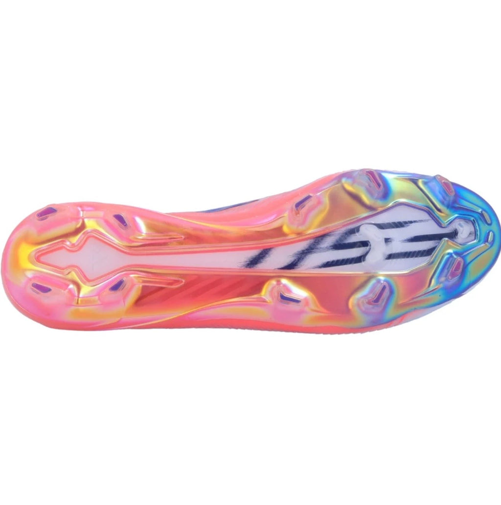 adidas F50 Hyperfast Elite Laceless FG Firm Ground Soccer Cleat
White/Solar Purple/Solar Turbo