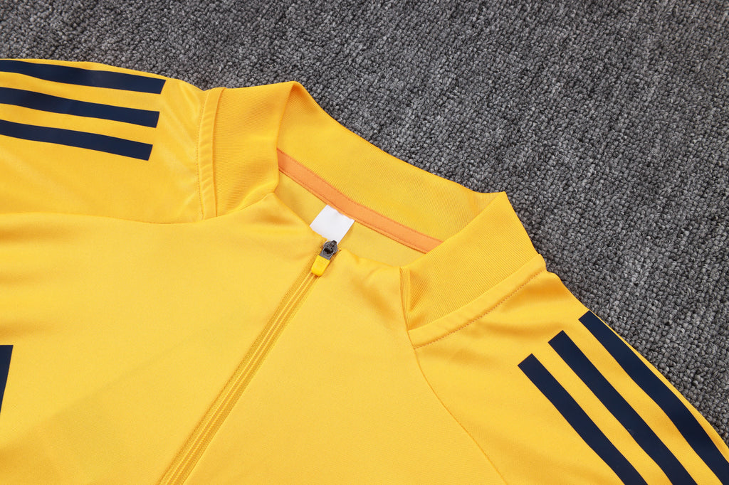 Men’s Boca Jrs Training Tracksuit Yellow/Navy Blue
