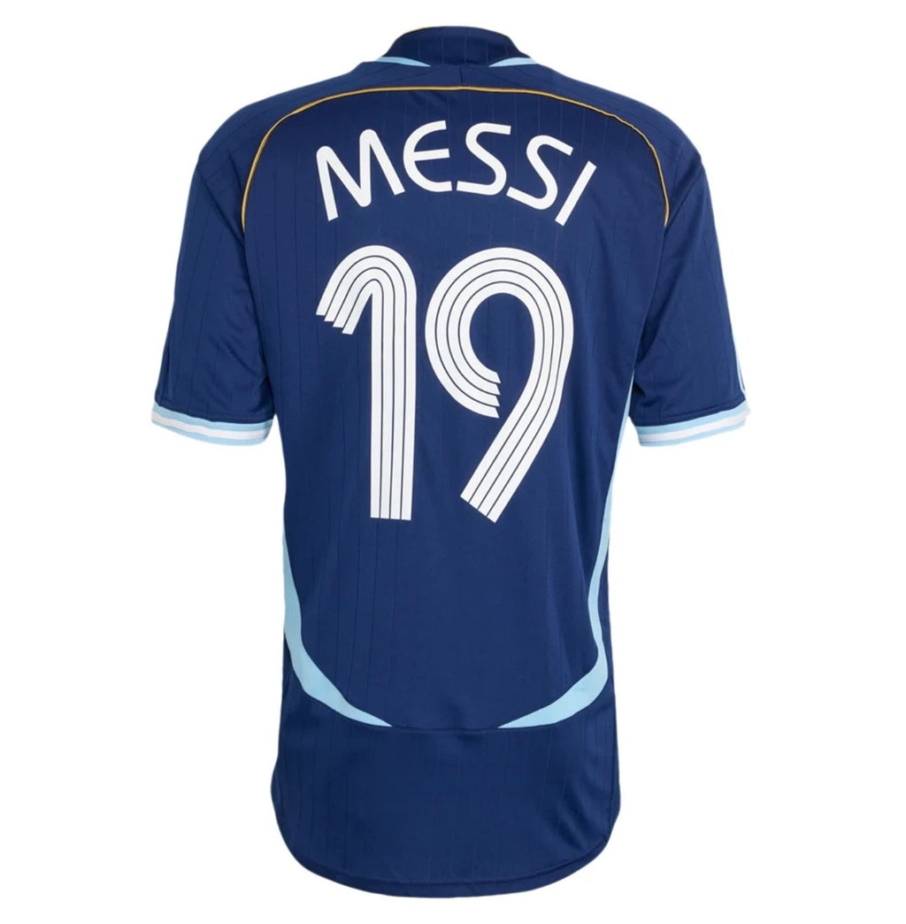 Men’s Argentina 2006 Away Jersey Messi 10 Retro