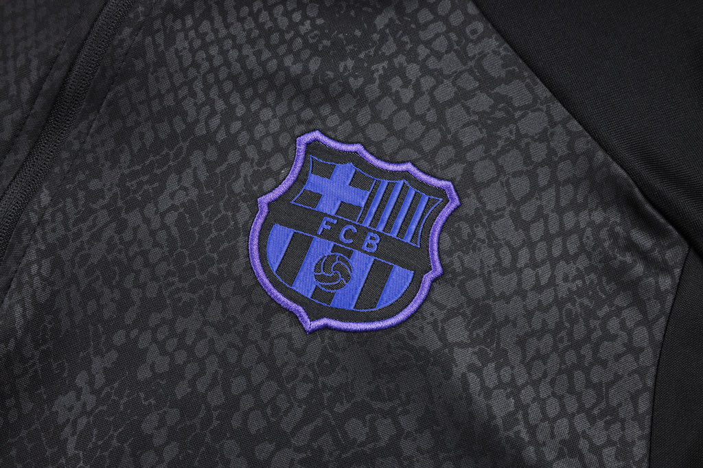 Men’s FC Barcelona Training Tracksuit Black/Purple