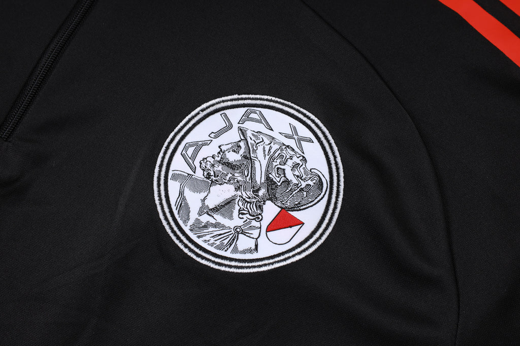 Men’s Ajax FC Training Tracksuit (Black/Red)