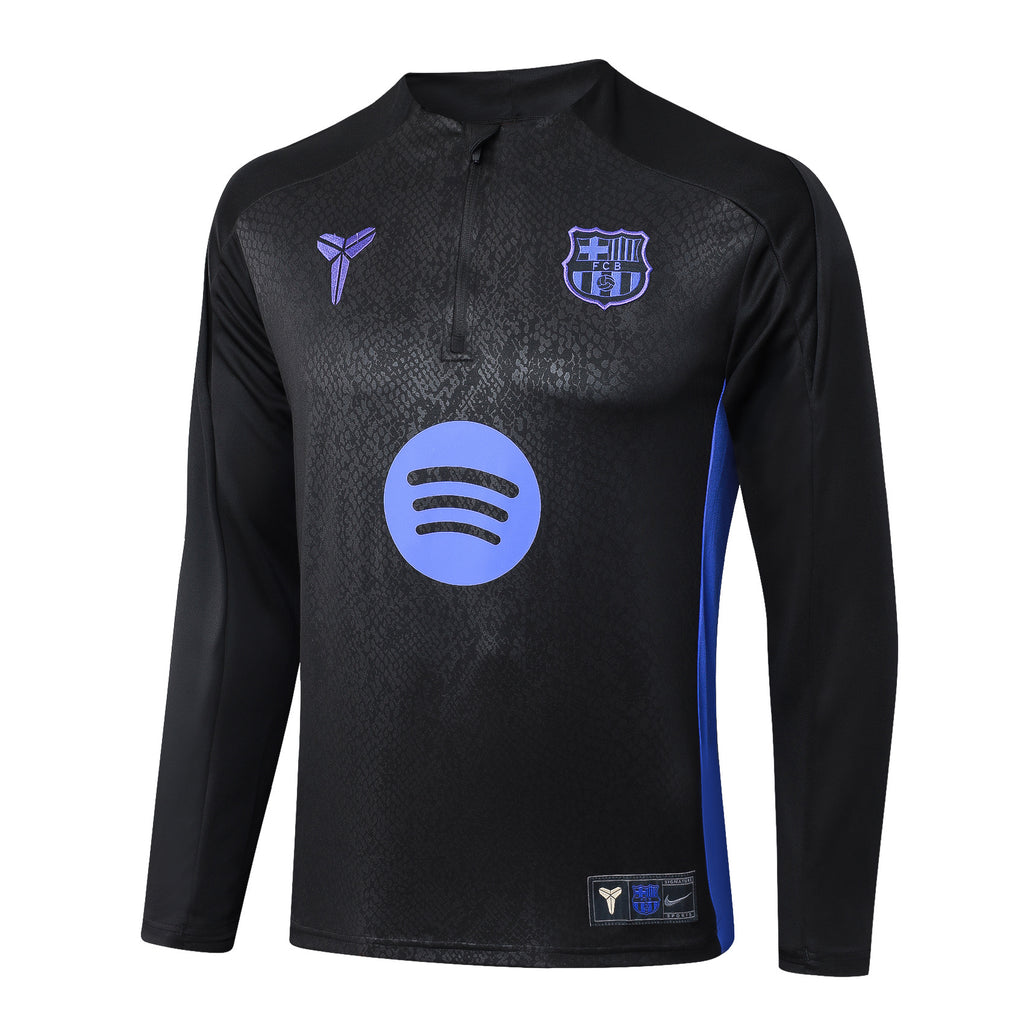 Men’s FC Barcelona Training Tracksuit Black/Purple