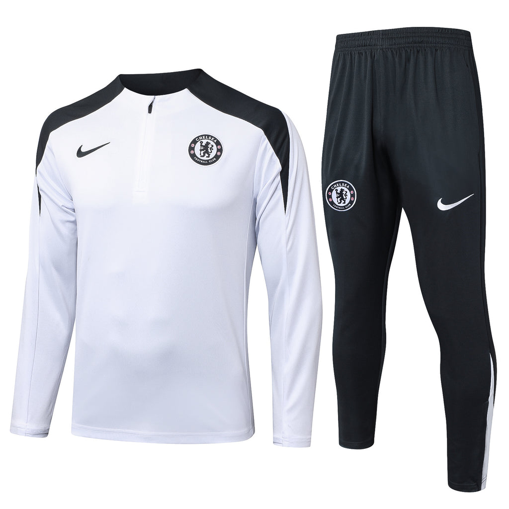 Men’s Chelsea FC Training Tracksuit White/Black