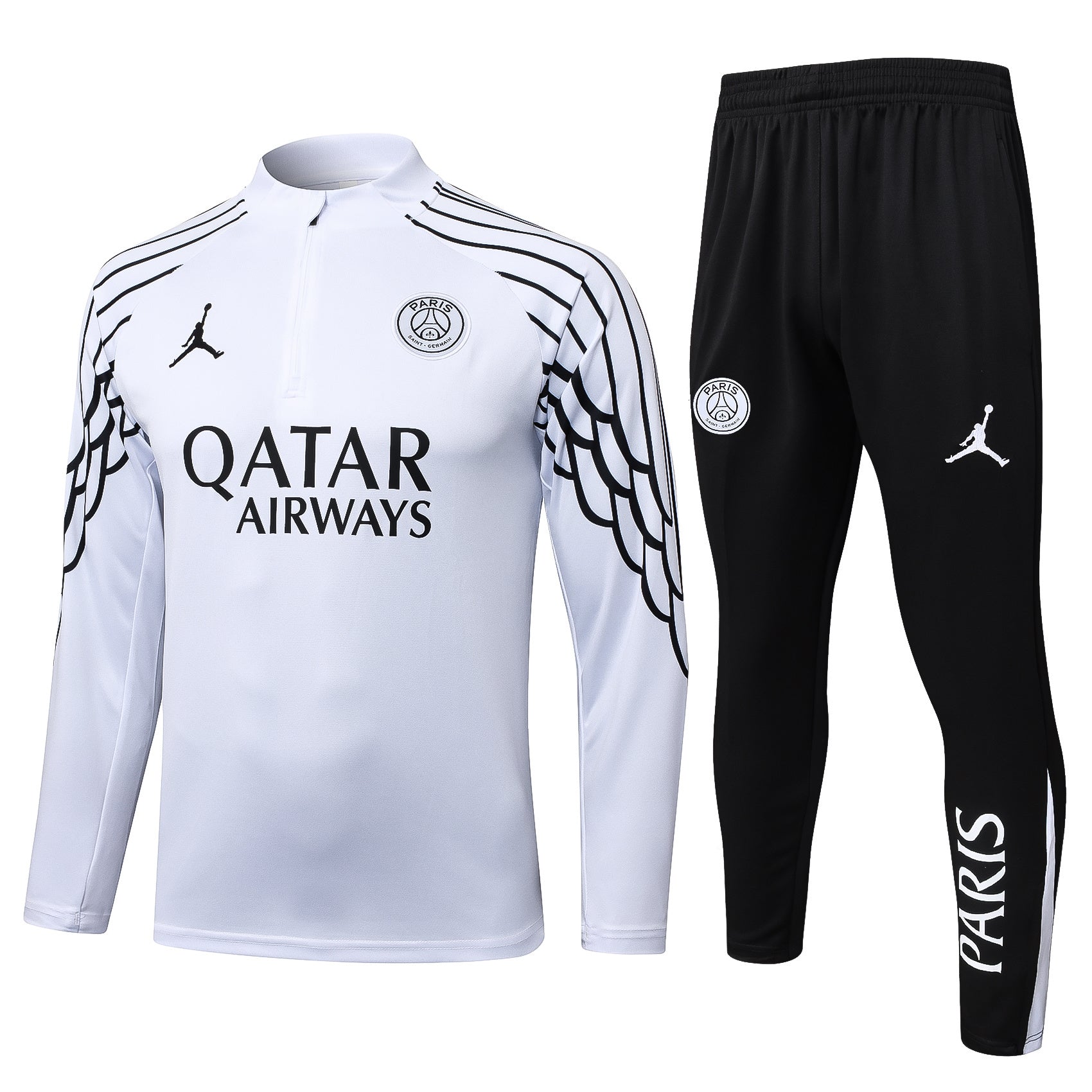 Men’s Paris Saint-Germain Training Tracksuit White/Black