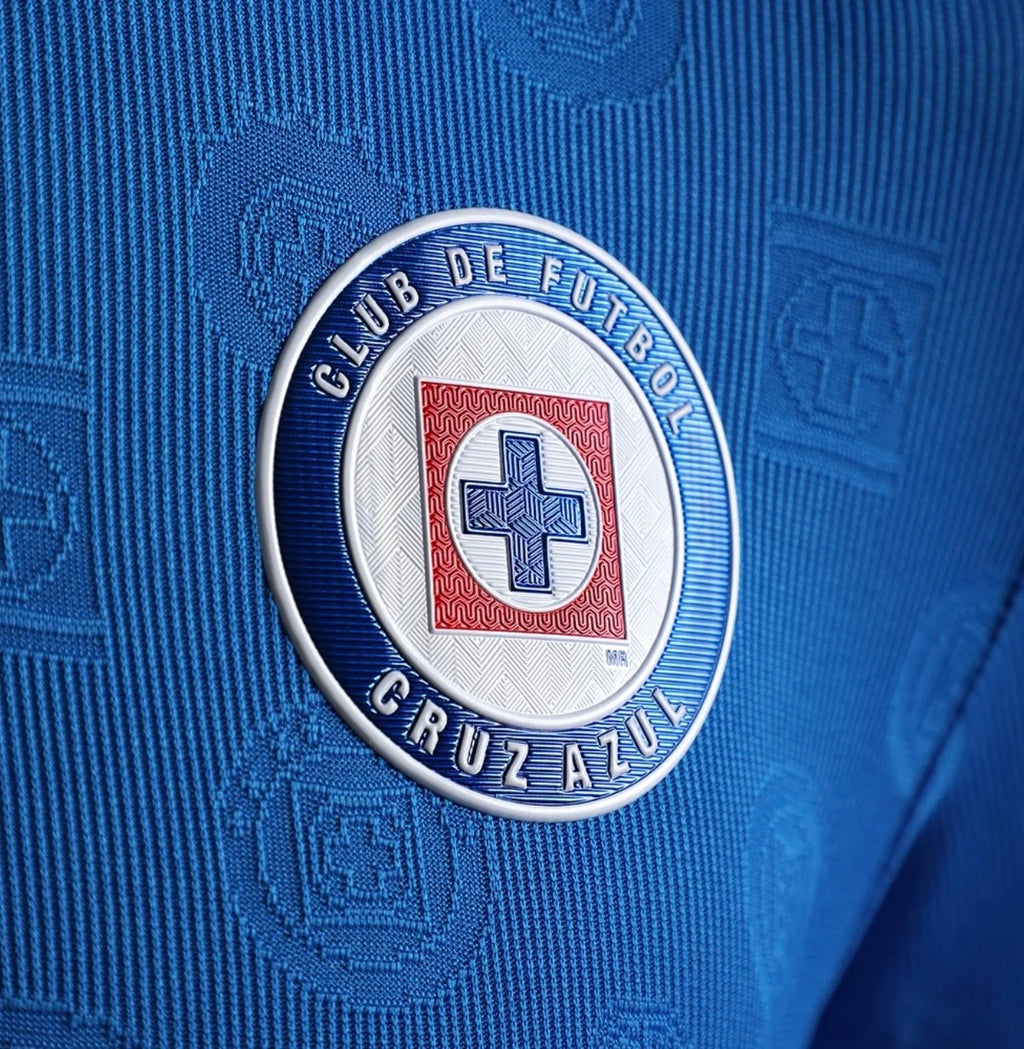 Men's Authentic Pirma Cruz Azul Home
Jersey 26/27