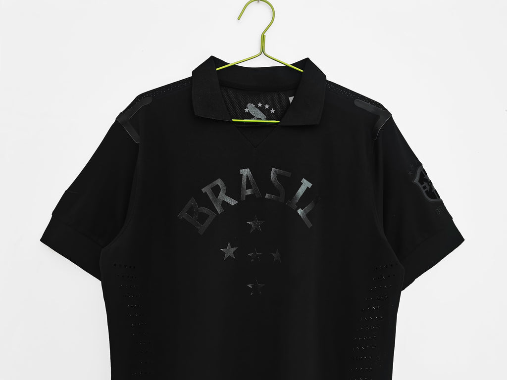 Men’s Brazil 2013/2014 Black Jersey Retro