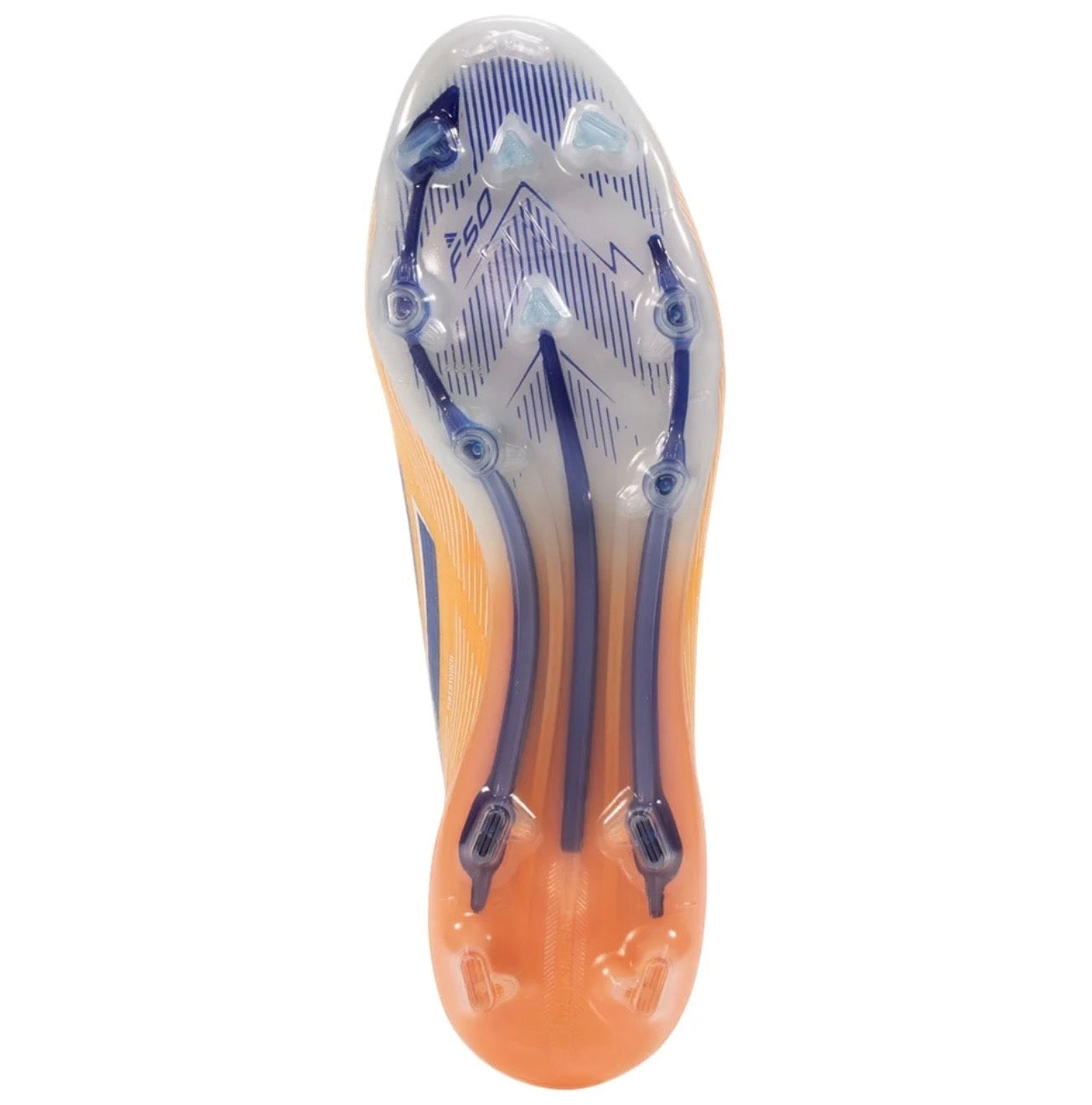 adidas F50 Elite Laceless FG Firm
Ground Soccer Cleat
Beam Orange/Lucid Blue/White