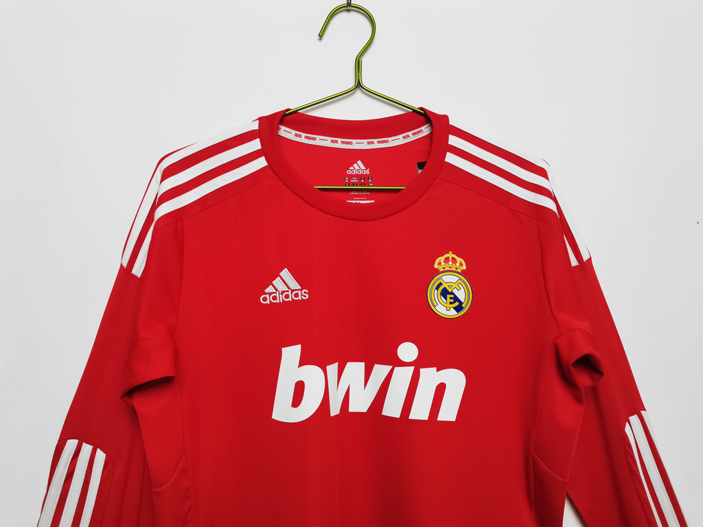 Men’s Real Madrid 2011 Long Sleeve Third Jersey Retro