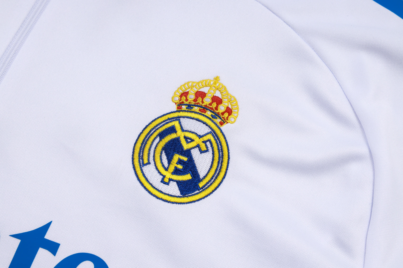 Men’s Real Madrid Training Tracksuit White/Blue