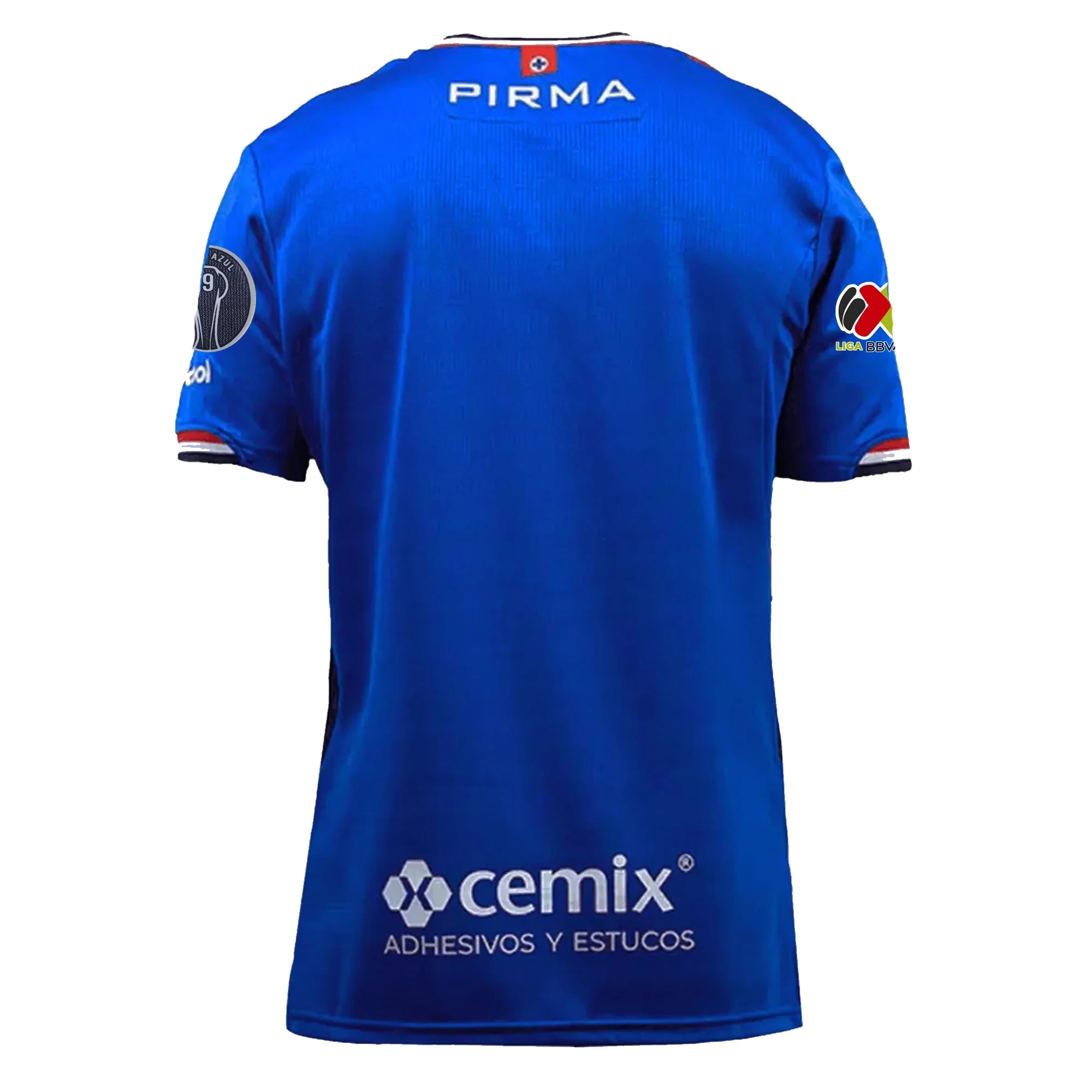 Men's Cruz Azul 25/26 Home Jersey W/ Champion 9 + Liga BBVA Patches Fan Version