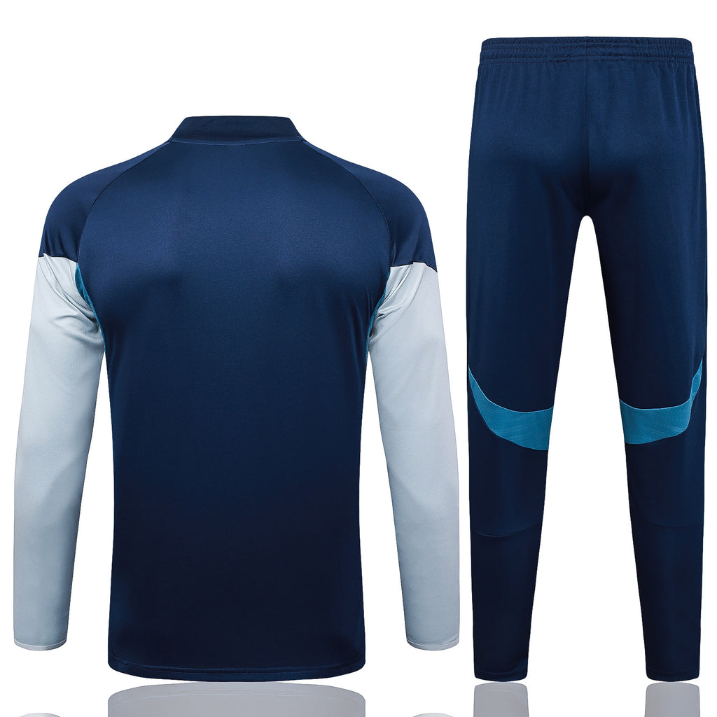 Men’s Arsenal FC Training Tracksuit Navy Blue/White