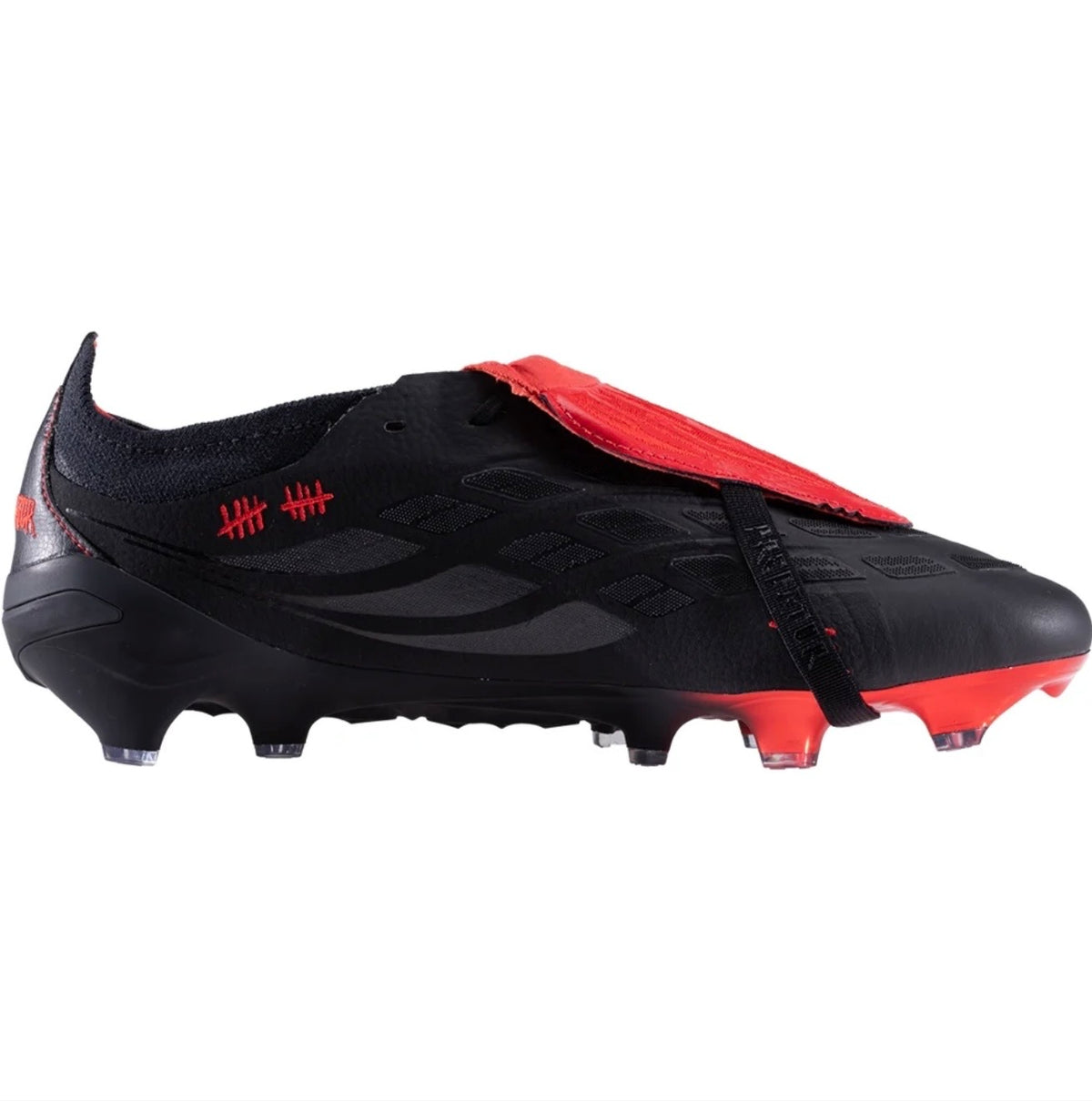 adidas Predator Elite FT L Tech FG Firm Ground Soccer Cleat
Core Black/Legacy Burgundy/Legacy Burgundy