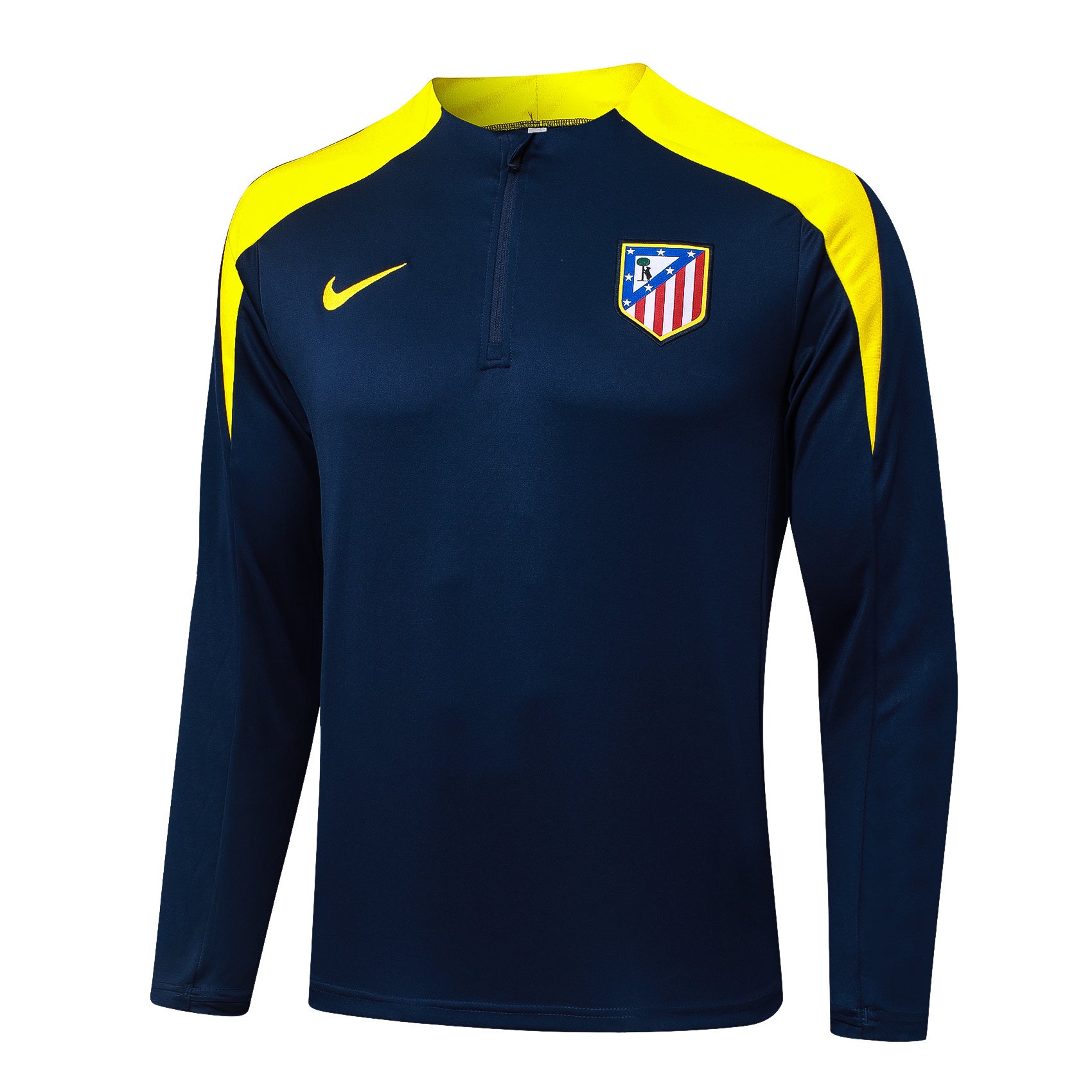Men’s Atletico Madrid Training Tracksuit Navy Blue/Yellow
