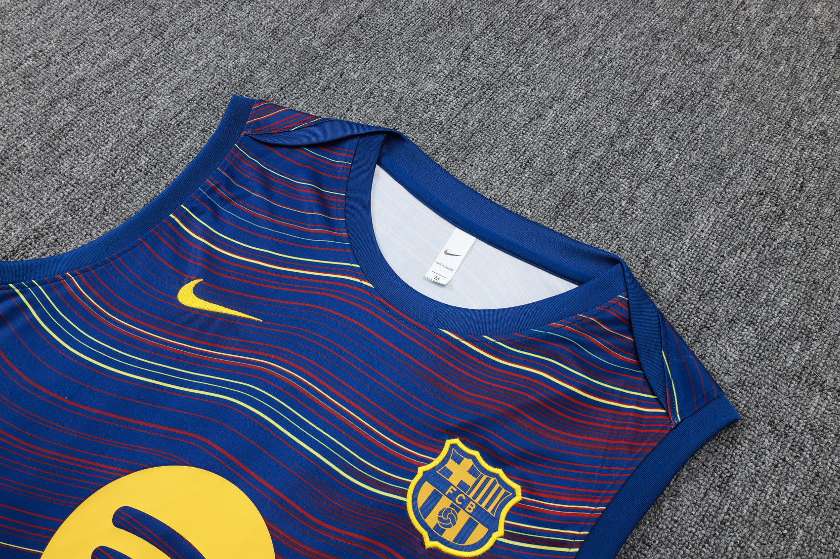 Men’s FC Barcelona 25/26 Training Vest Blue/Red/Yellow