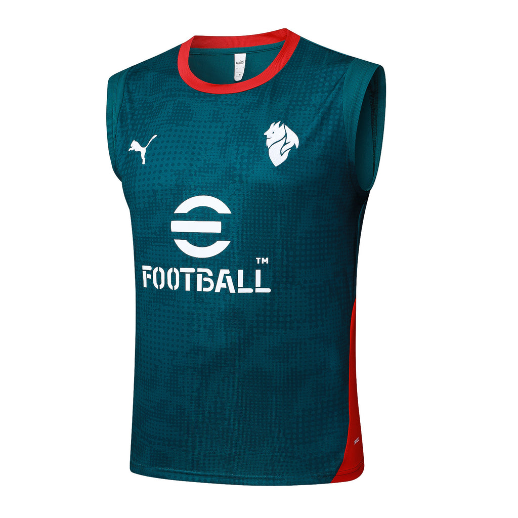 Men’s AC Milan Training Vest Green/Black/Red
