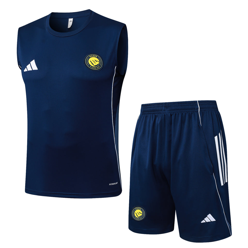Men’s Al Nassr 25/26 Training Vest Blue/White/Yellow