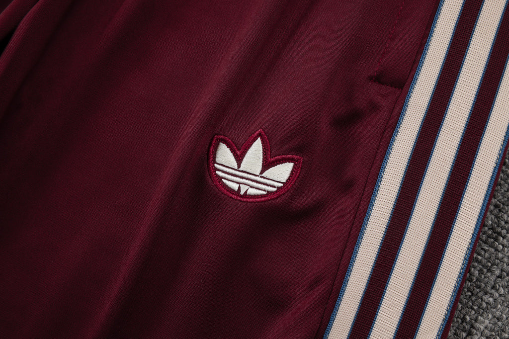 Men’s Ajax FC Training Tracksuit Beige/Burgundy