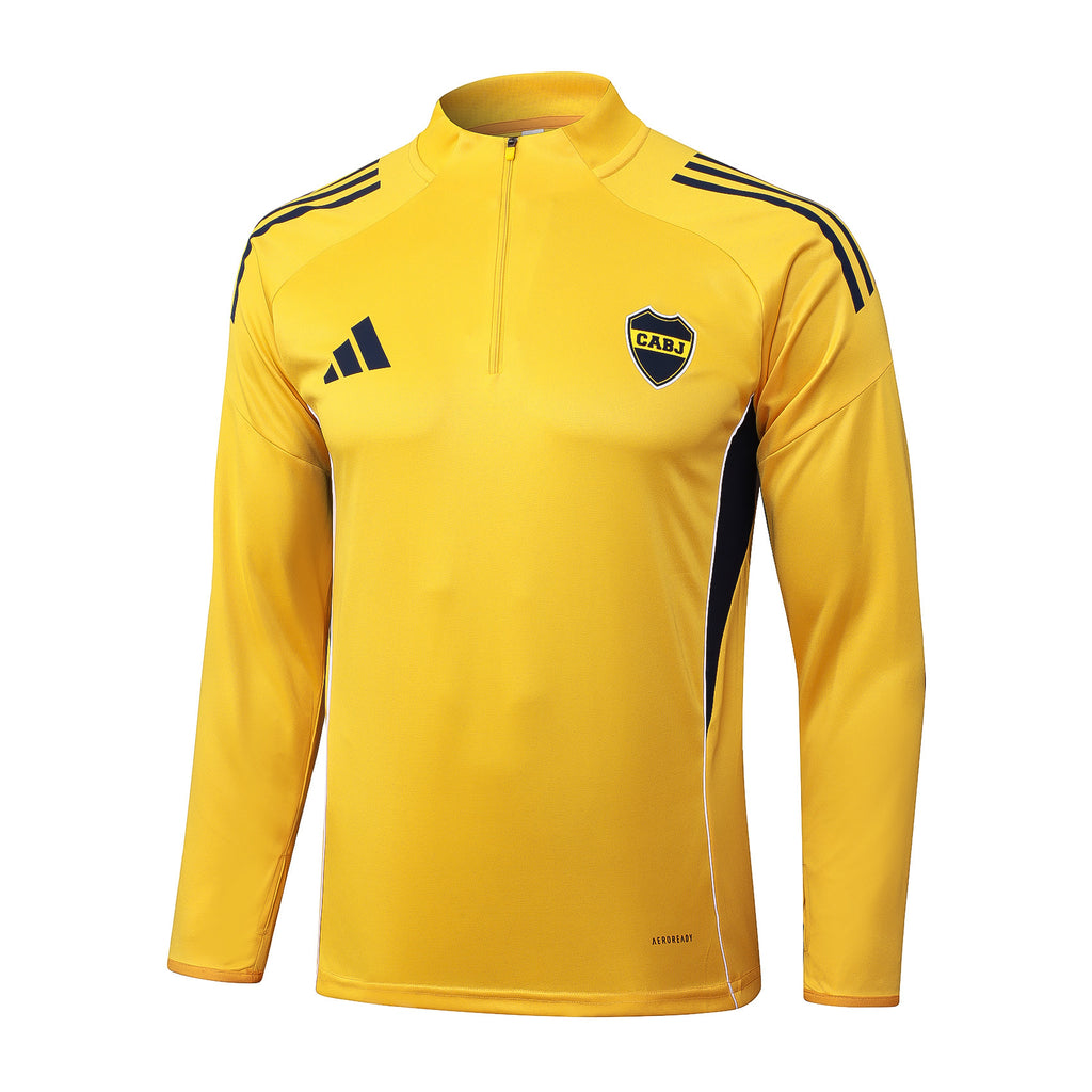 Men’s Boca Jrs Training Tracksuit Yellow/Navy Blue