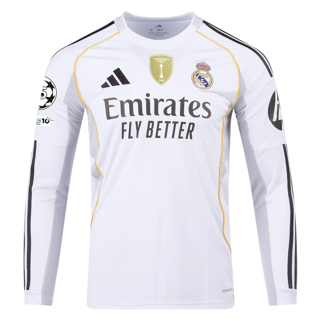 Men’s Real Madrid 25/26 Home CL Player Version
