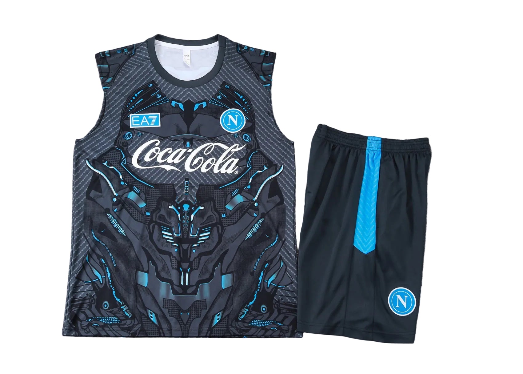Men’s SSC Napoli 25/26 Training Vest Black/Blue