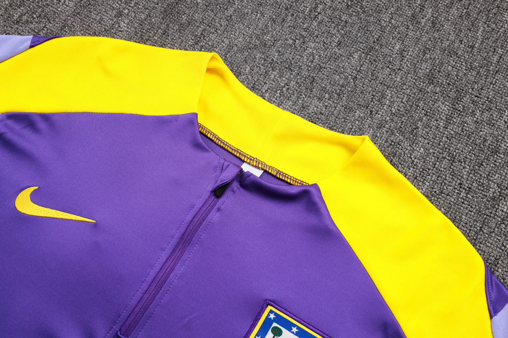 Men’s Atletico Madrid Training Tracksuit Purple/Yellow