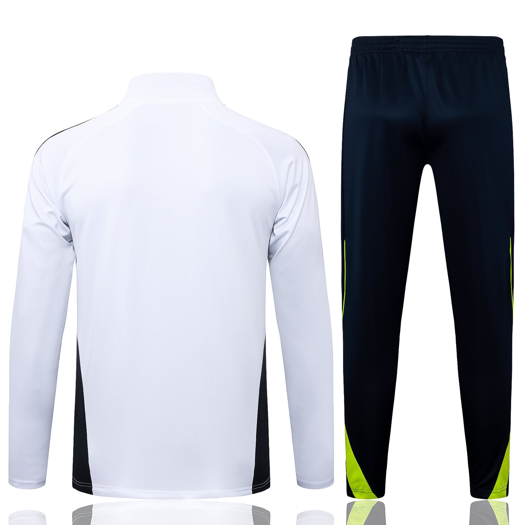 Men’s Real Madrid Training Tracksuit White/Black/Neon Green