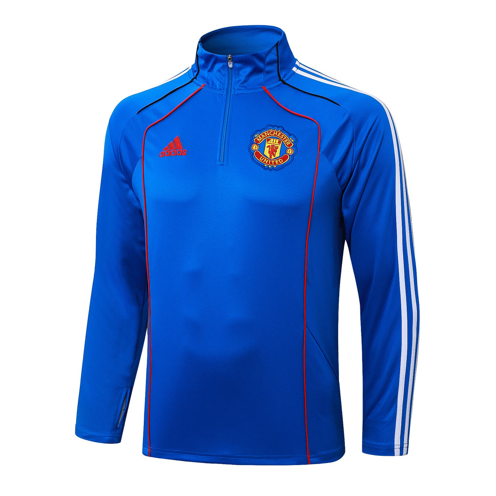Men’s Manchester United Training Tracksuit Blue/Black/Red