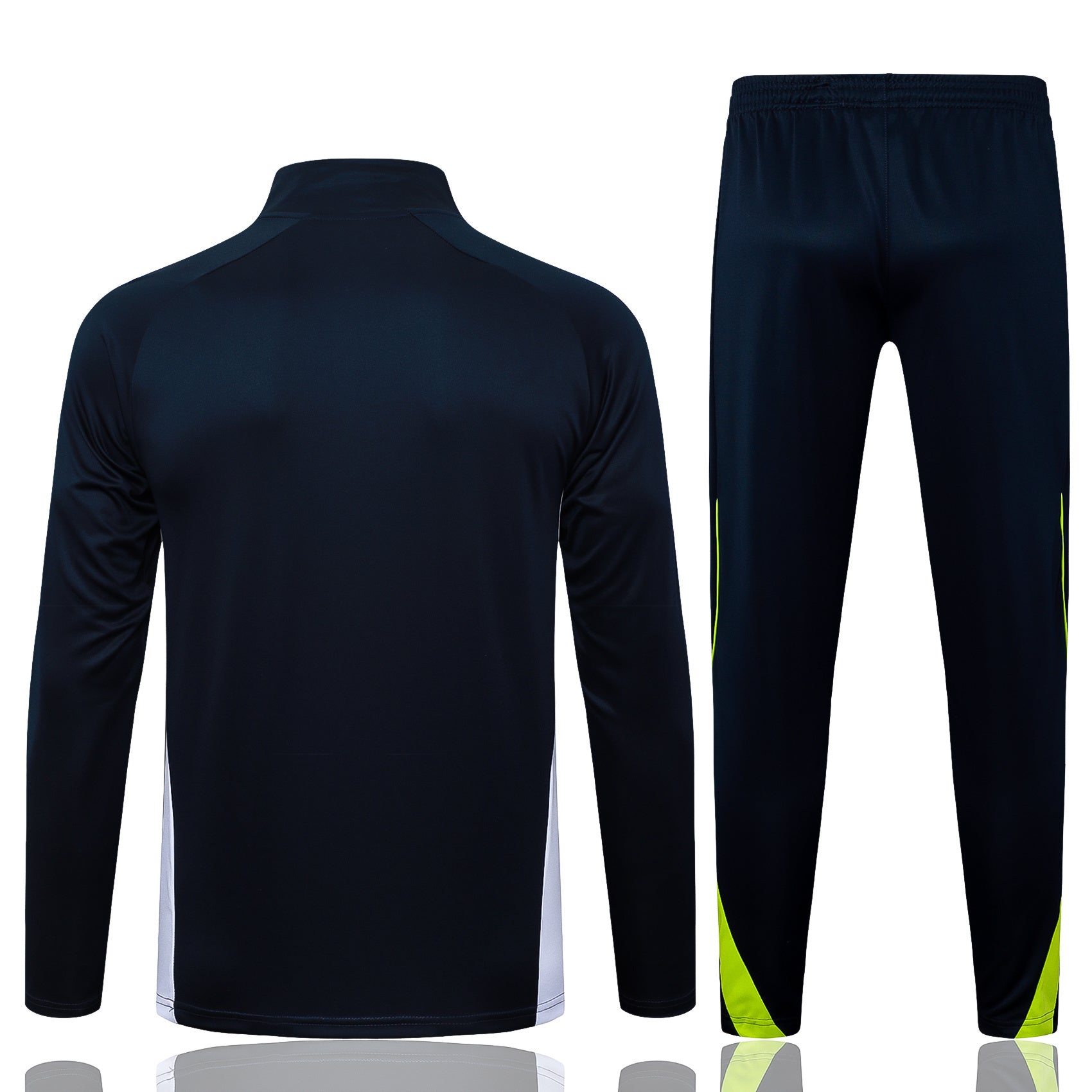 Men’s Real Madrid Training Tracksuit Black/White/Neon Green