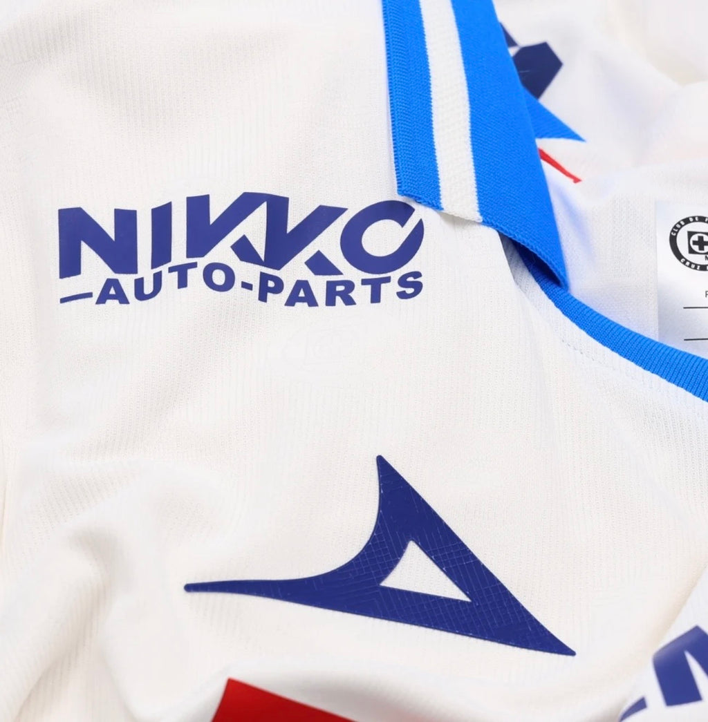 Men's Authentic Pirma Cruz Azul Away
Jersey 26/27