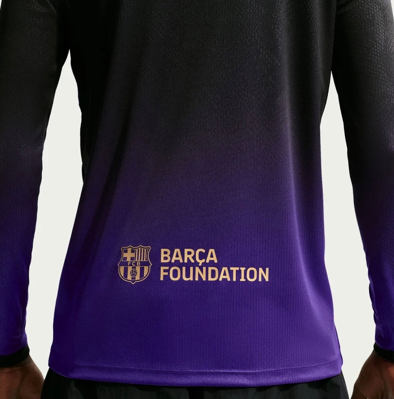 Men’s Barcelona 26/27 Away Kit Fan Version Long Sleeve