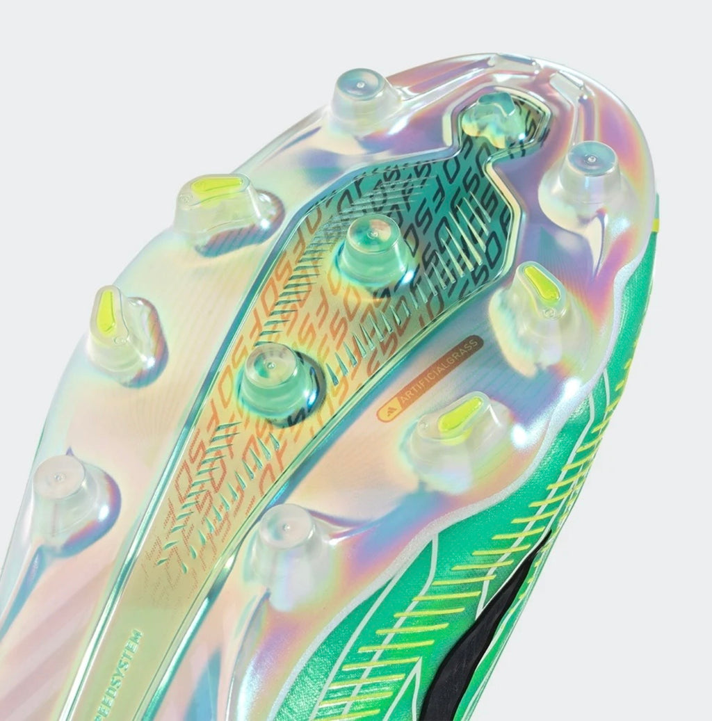 adidas F50 Hyperfast Elite AG Artificial
Grass Soccer Cleat
Pulse Mint/Core Black/Solar Lemon2