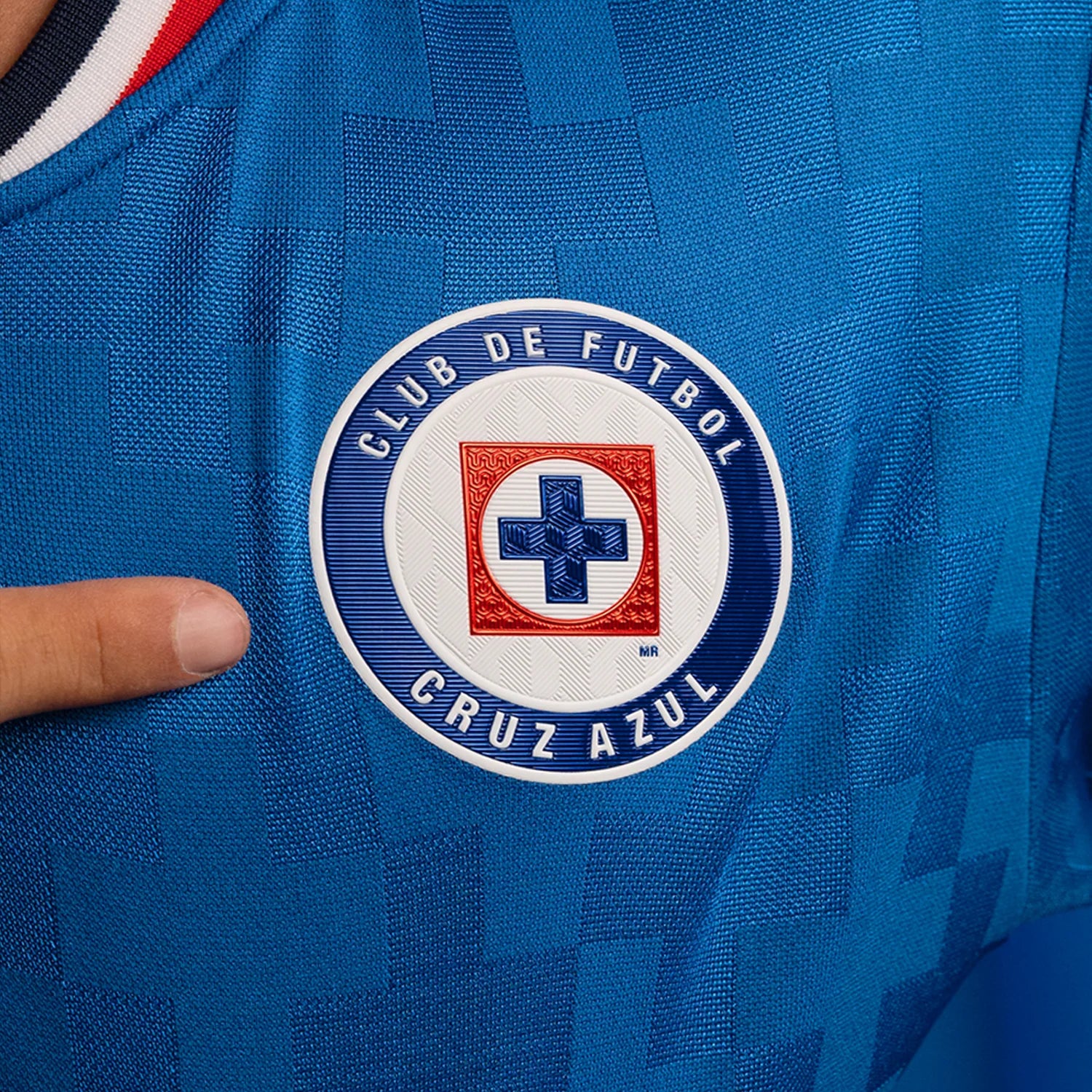 Men's Cruz Azul 25/26 Home Jersey W/ Champion 9 + Liga BBVA Patches Fan Version