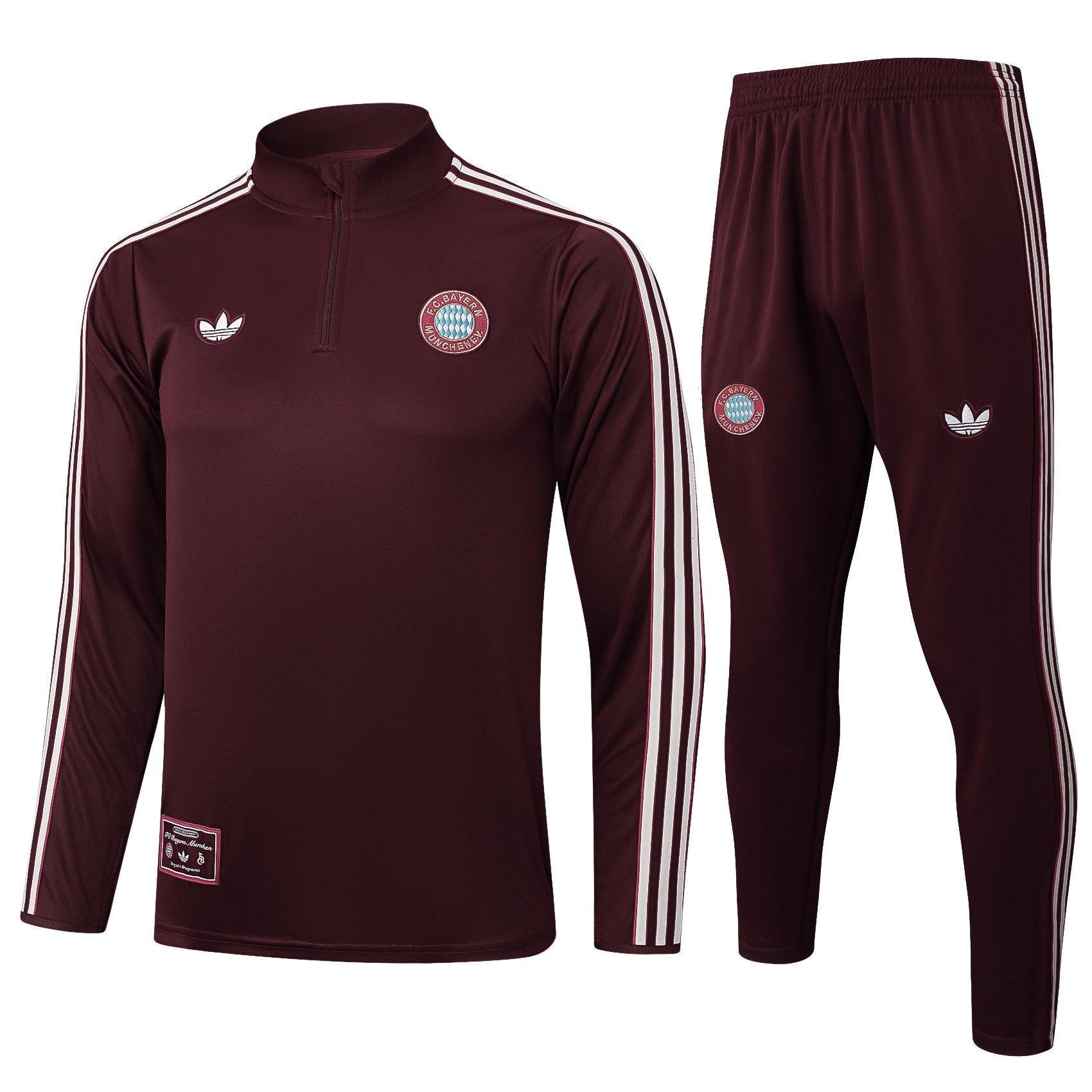 Men’s Bayern Munich Training Tracksuit Burgundy/Wine