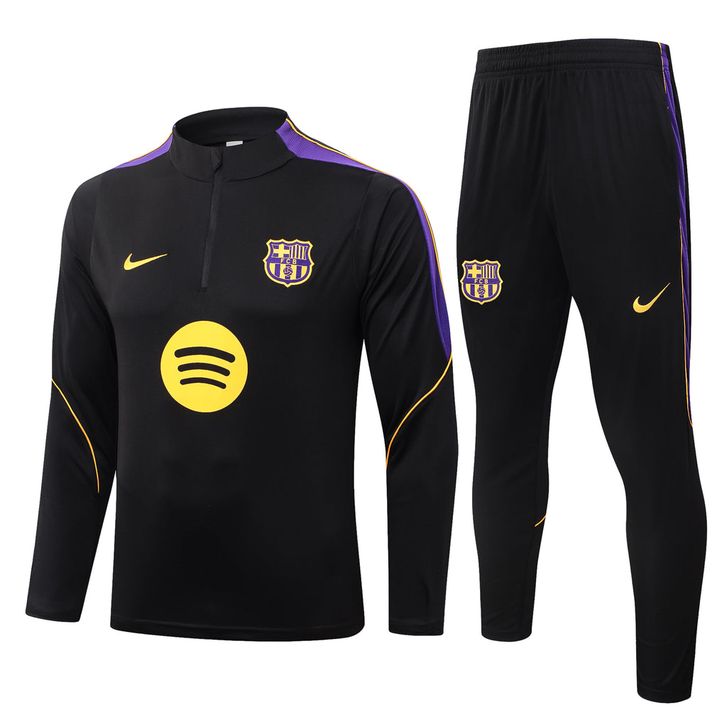 FC Barcelona 26/27 Training Set – Black/Purple/Gold